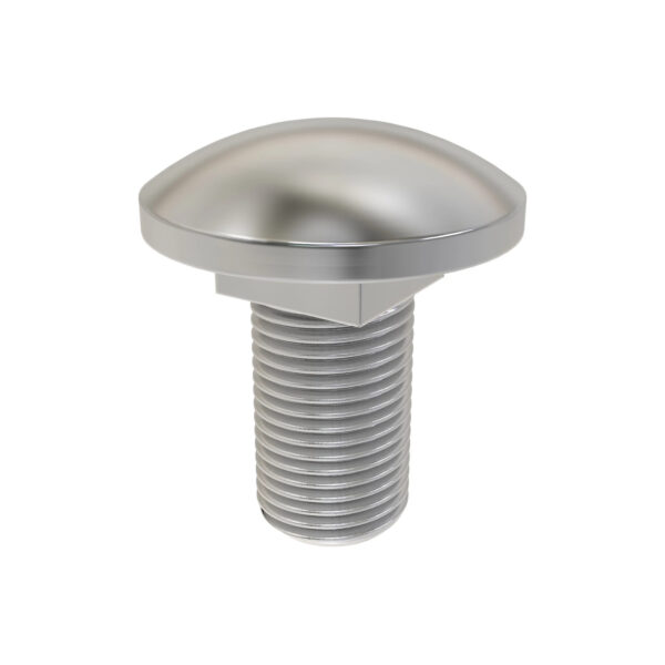 Round Head Square Neck Bolt, M6 X 20
