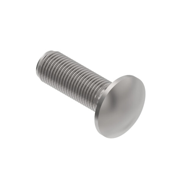 Round Head Square Neck Bolt, M8 X 16