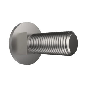 Round Head Square Neck Bolt, M10 X 25