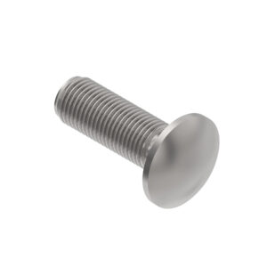 Round Head Square Neck Bolt, M10 X 30