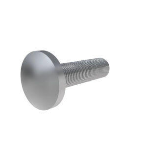 Round Head Square Neck Bolt, M6 X 25