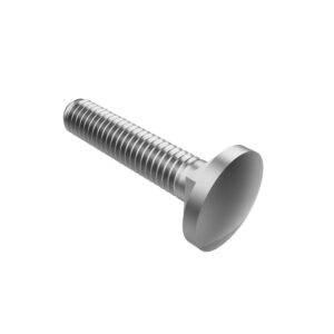 Round Head Square Neck Bolt, M8 X 50