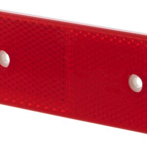 Reflector - Lens Colour: red - rectangular - Bolted/mounting