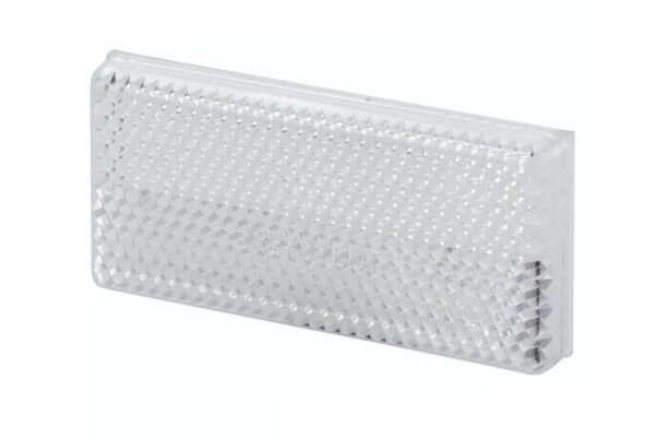 Reflector - Lens Colour: White - rectangular - Glued/mounting