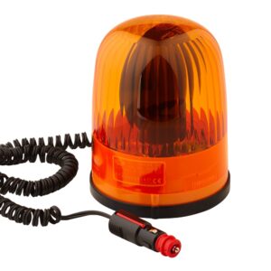 Halogen-Rotating Beacon - KL Junior - 12V - yellow (amber)