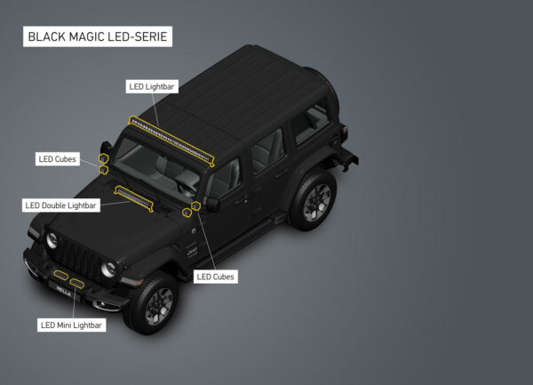 LED-Spotlight - Black Magic Edgeless Lightbar 40" - 12/24V