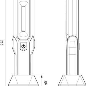 LED-Hand lamp UHL280 Base - 3.7V