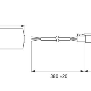 LED-Lightbar - LBE 2 310 - 12/24V - white/yellow (amber)
