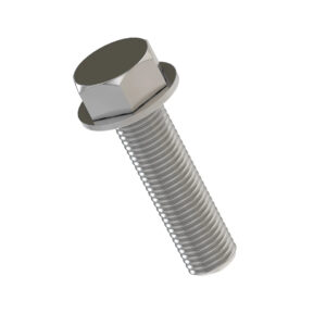 Hexagonal Head Flange Bolt, M6 X 30