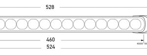 LED-Worklight - Light Bar LB470 R - 12/24V