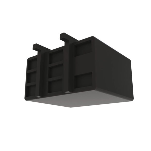 Black External Electrical Connector Housing, 9 Cavities