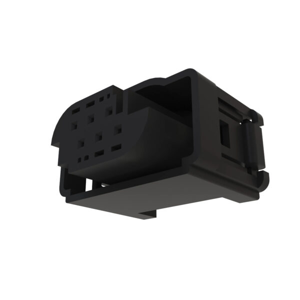 Tyco Black External Electrical Connector Assembly, 6 Cavities