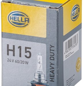 Halogen-Bulb - H15 - Heavy Duty - 24V - 60/20W - Quantity: 1