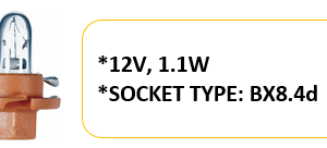 Bulb 12V 1.1W