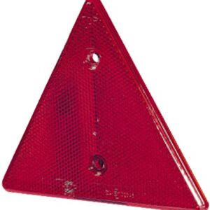Reflector - Lens Colour: Red - triangular - Bolted/mounting