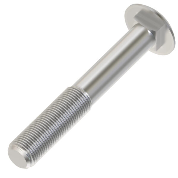 Round Head Square Neck Bolt, M12 X 90