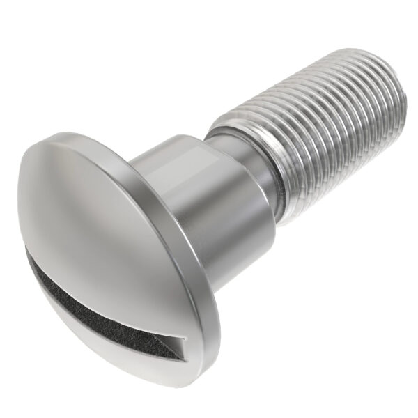 Round Head Square Neck Screw, M6 X 20