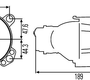 DE/Halogen-Insert, headlight - 12V