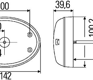 Rearlight - Agroluna - LED - 12/24V